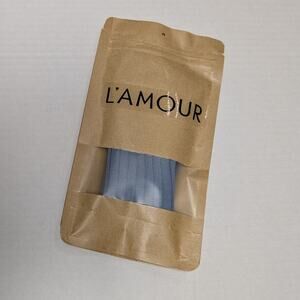 L'amour Dusty Blue Knee Socks
